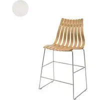 Scandia Bar Stool - White