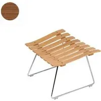 Scandia Ottoman - Walnut, Oak