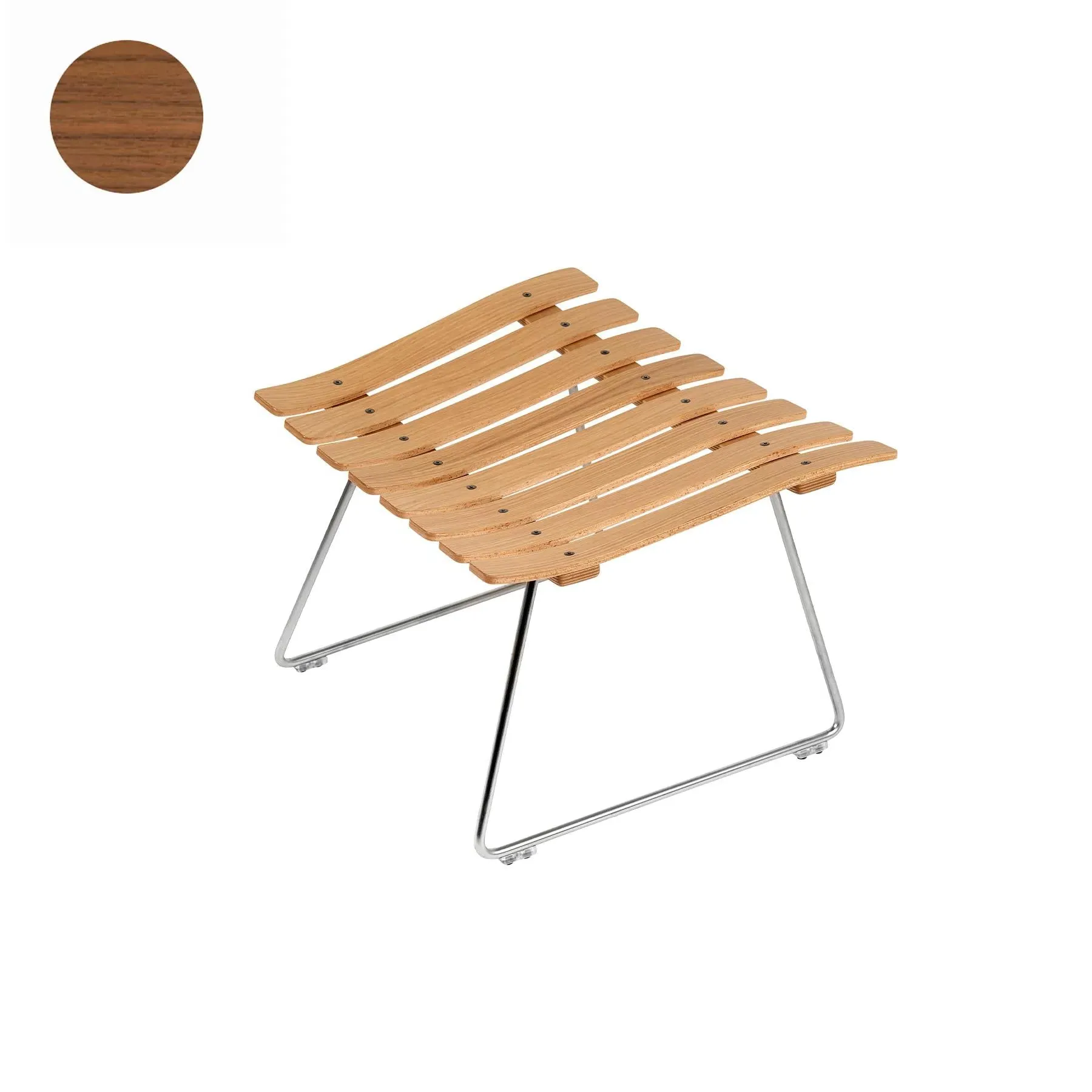 Scandia Ottoman - Walnut, Oak image