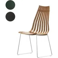 Scandia Prince Stackable Dining Chair - Green
