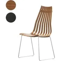 Scandia Prince Stackable Dining Chair - Walnut