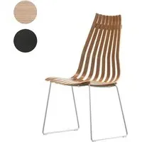 Scandia Prince Stackable Dining Chair - White Oak