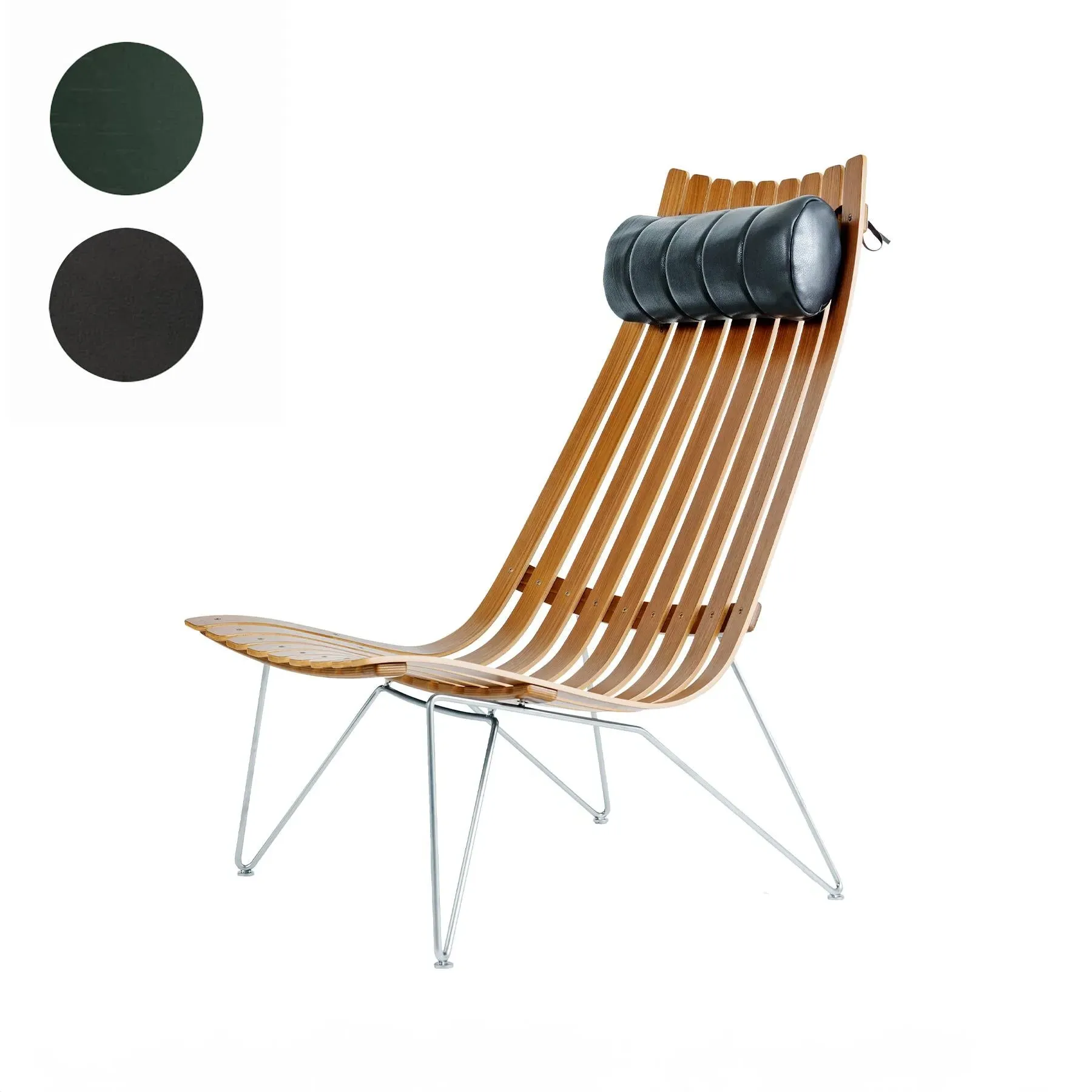 Senior Bolt Lounge Chair - Walnut, Wood