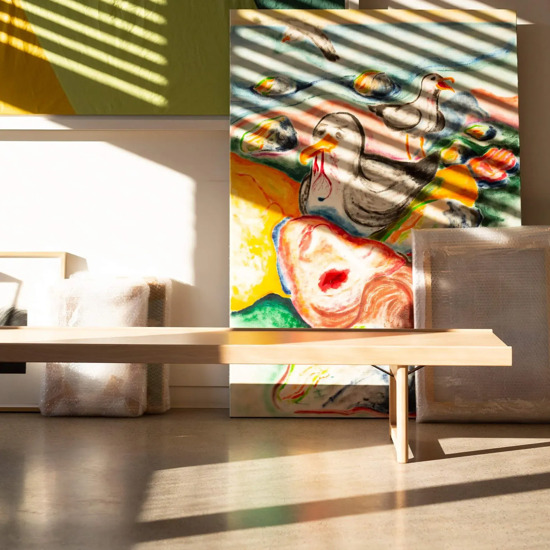 Small Bench Low Height - Black, Oak