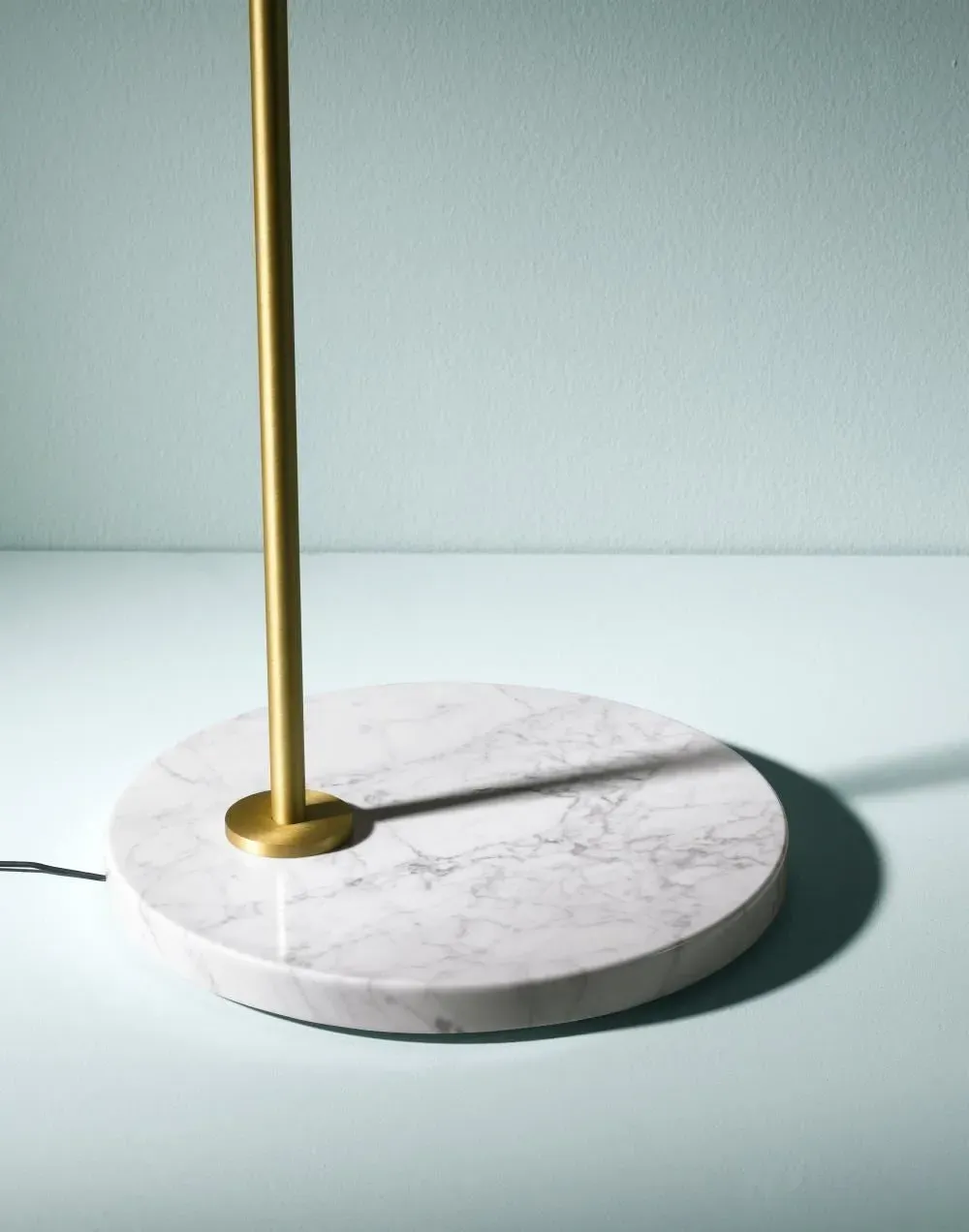 Adjustable Floor Lamp - Brass, Marble