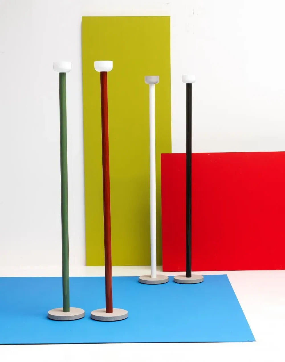 Bellhop Floor Lamp - Brick Red, Aluminium