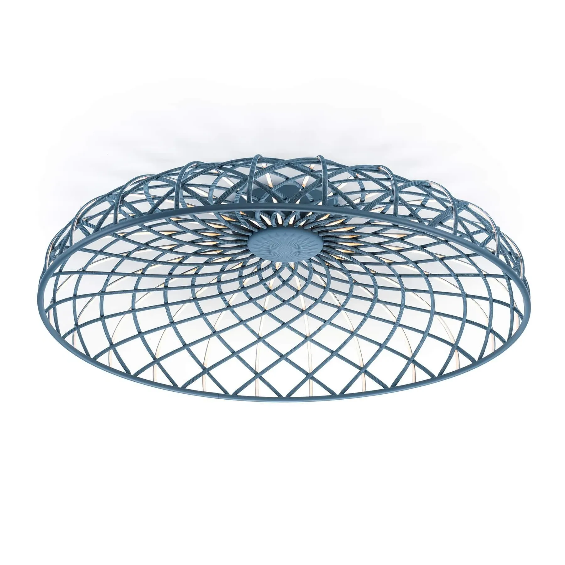 Ceiling/Wall Light with LED Strips - Anthracite, Cord