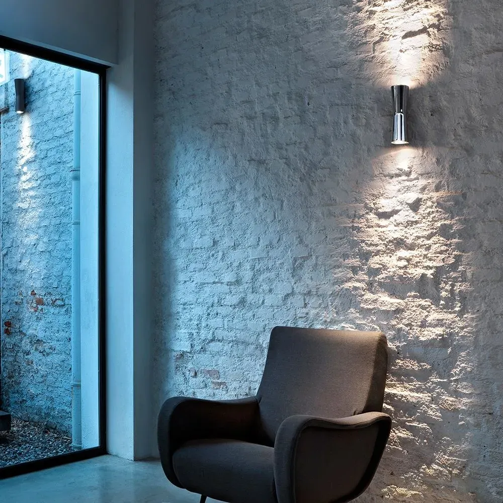 Clessidra Wall Light Wide Beam - Dark Brown