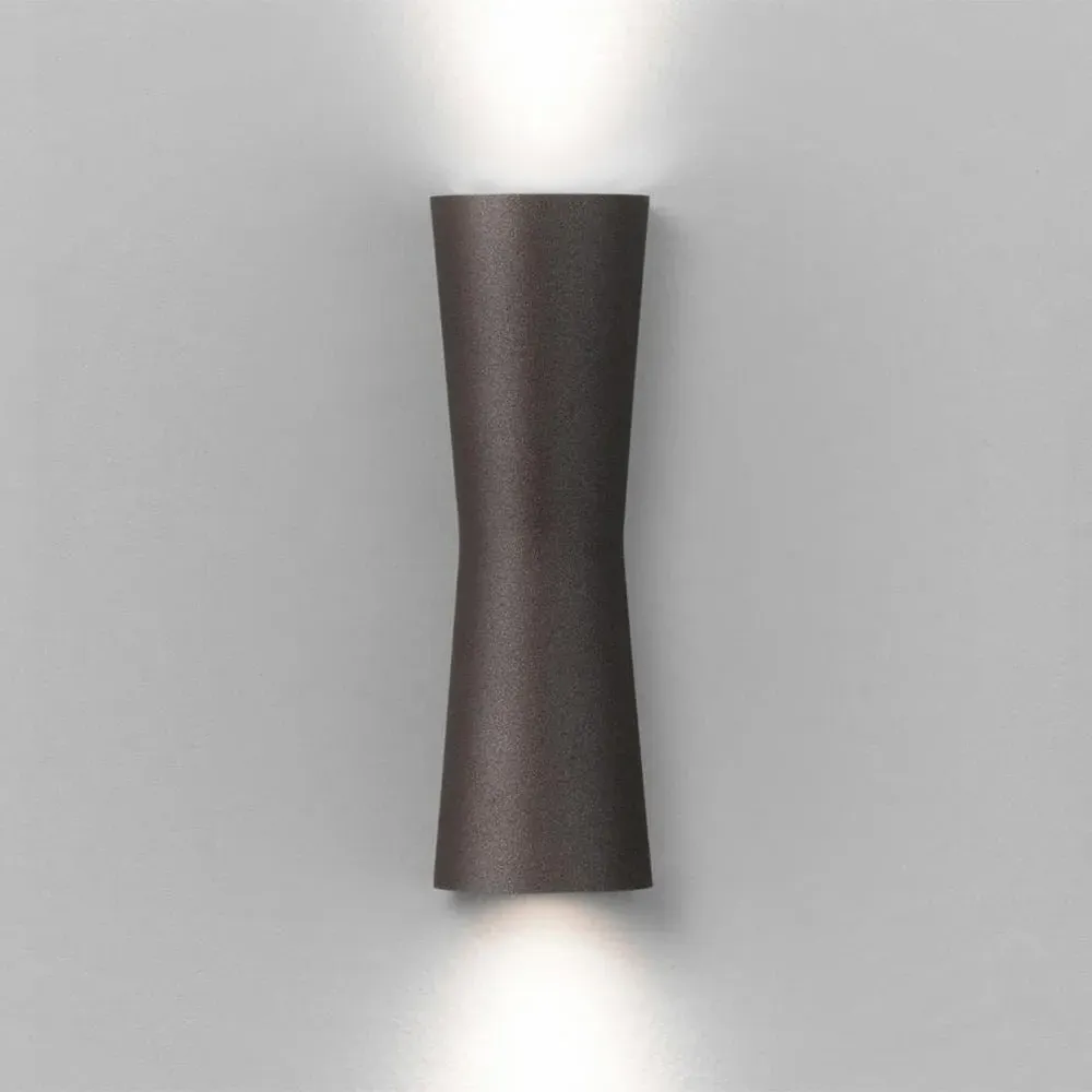 Clessidra Wall Light Wide Beam - Dark Brown