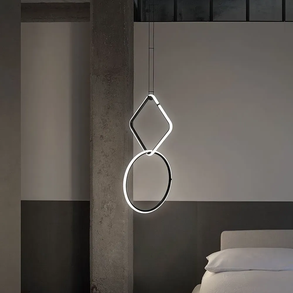 Configuration 2 Pendant Light - Black, Aluminium