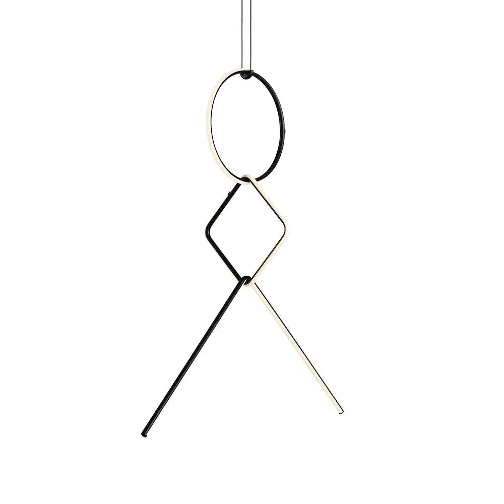 Configuration 3 Pendant Light - Black, Aluminium