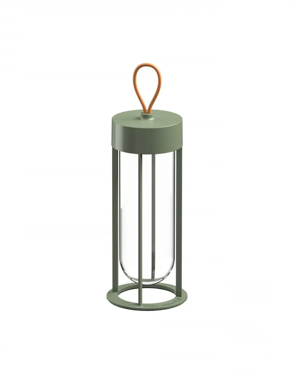 Cordless Table Lamp with Handle - Pale Green