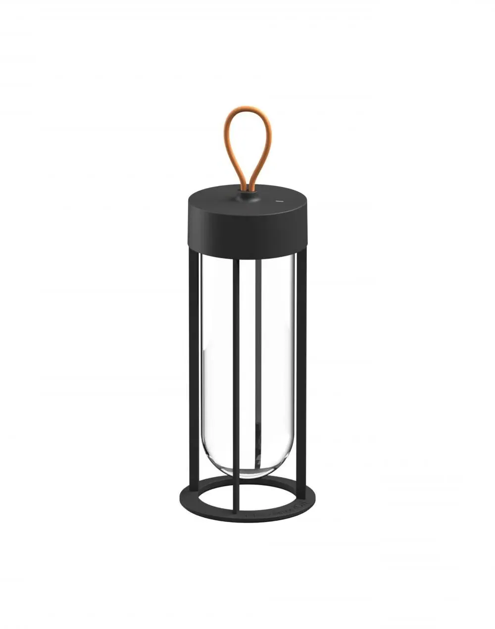 Cordless Table Lamp with Handle - Terracotta