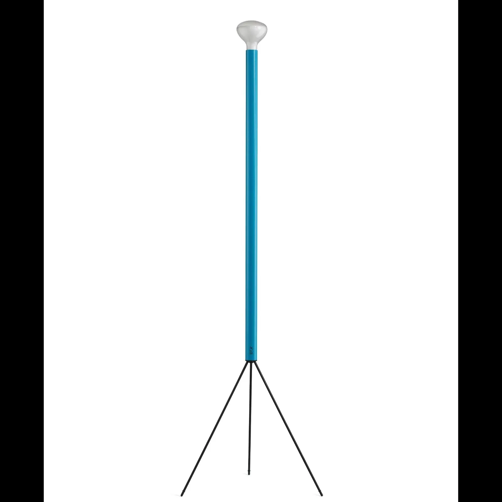 Cylinder Floor Lamp with Diffuser - Blue, Metal