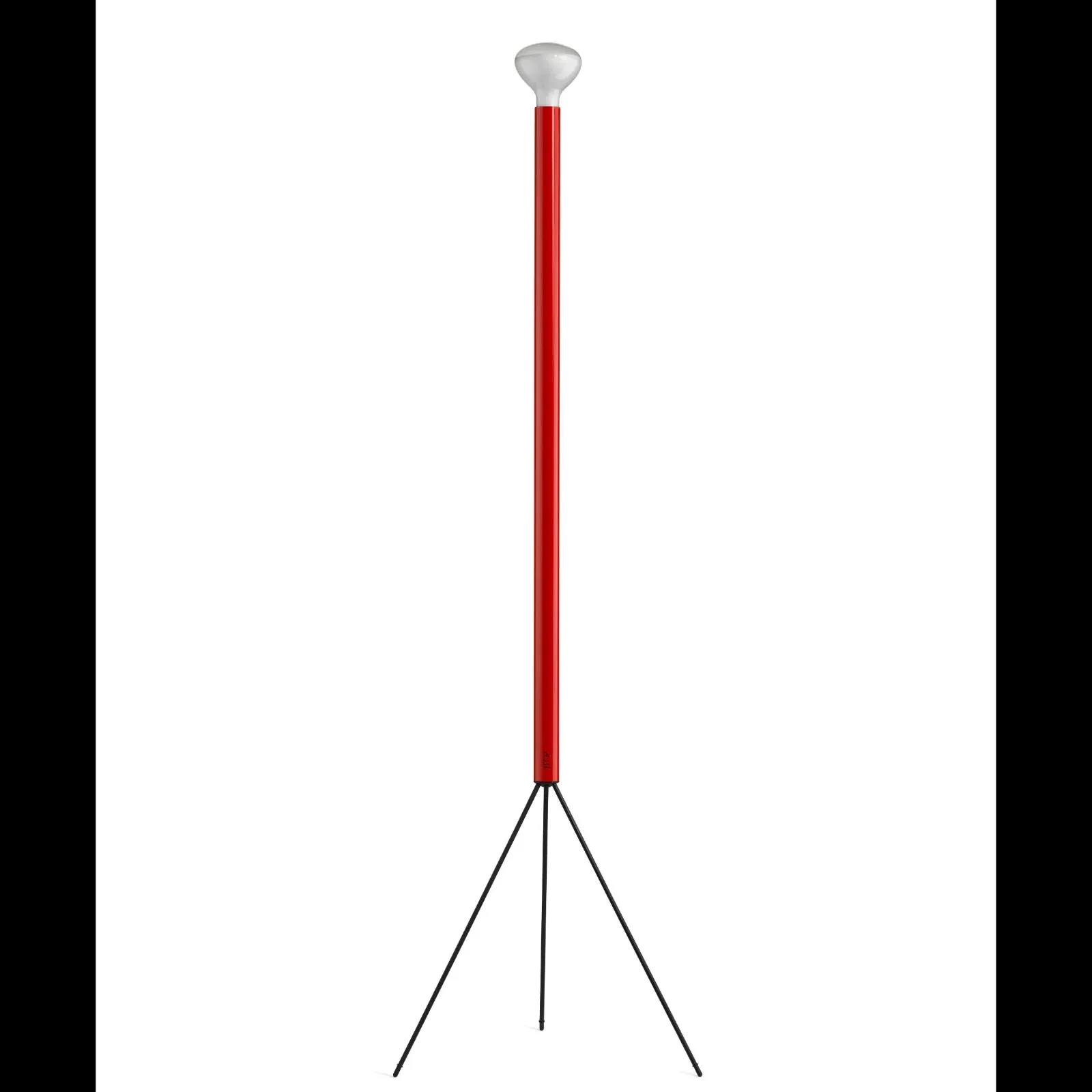 Cylinder Floor Lamp with Diffuser - Red, Metal