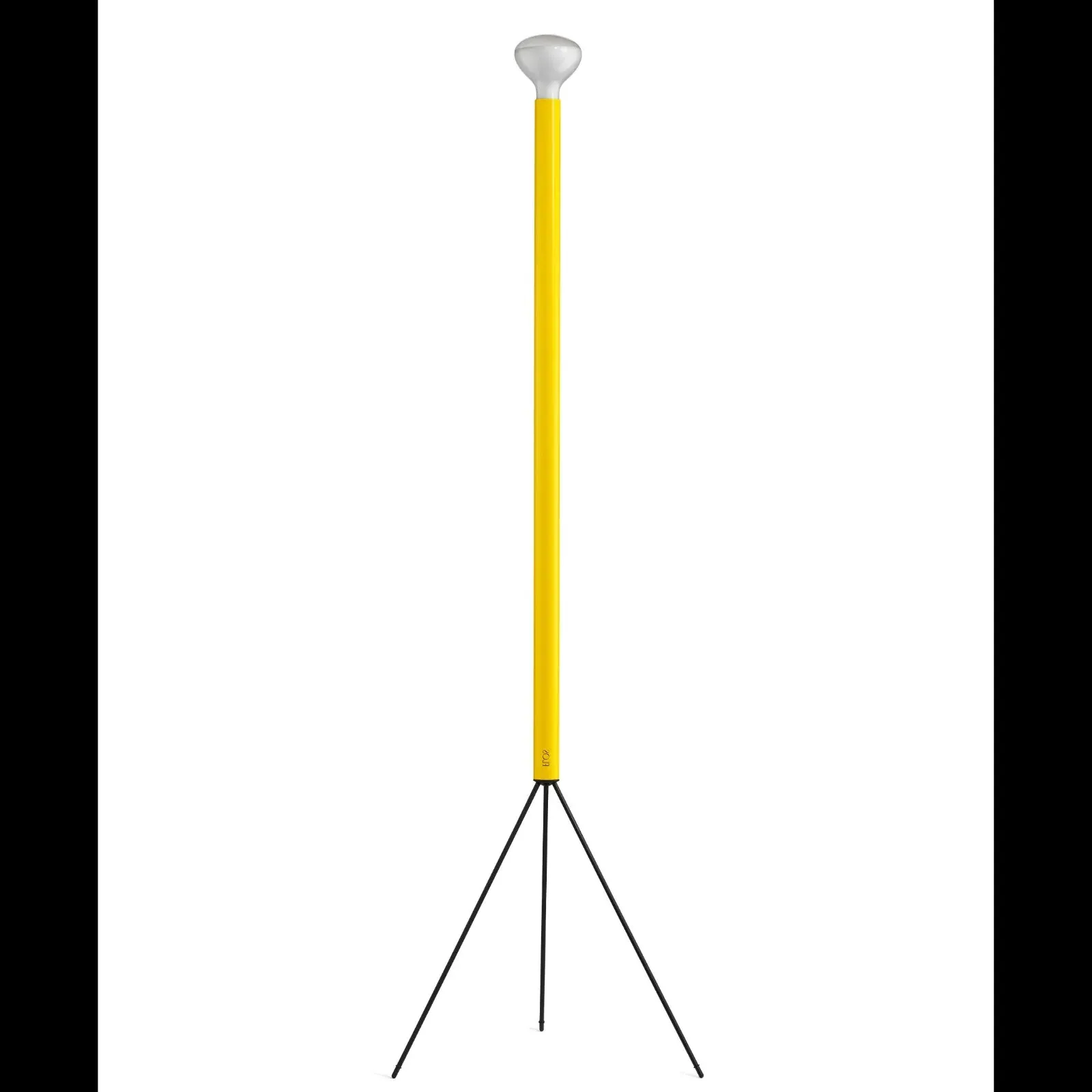 Cylinder Floor Lamp with Diffuser - Yellow, Metal