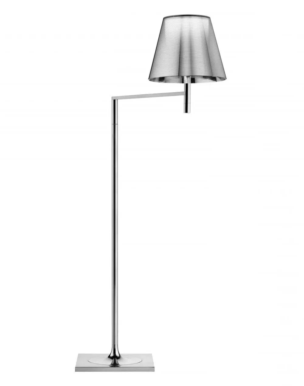 F1 Floor Lamp with Dimmer - Smoke, Polycarbonate