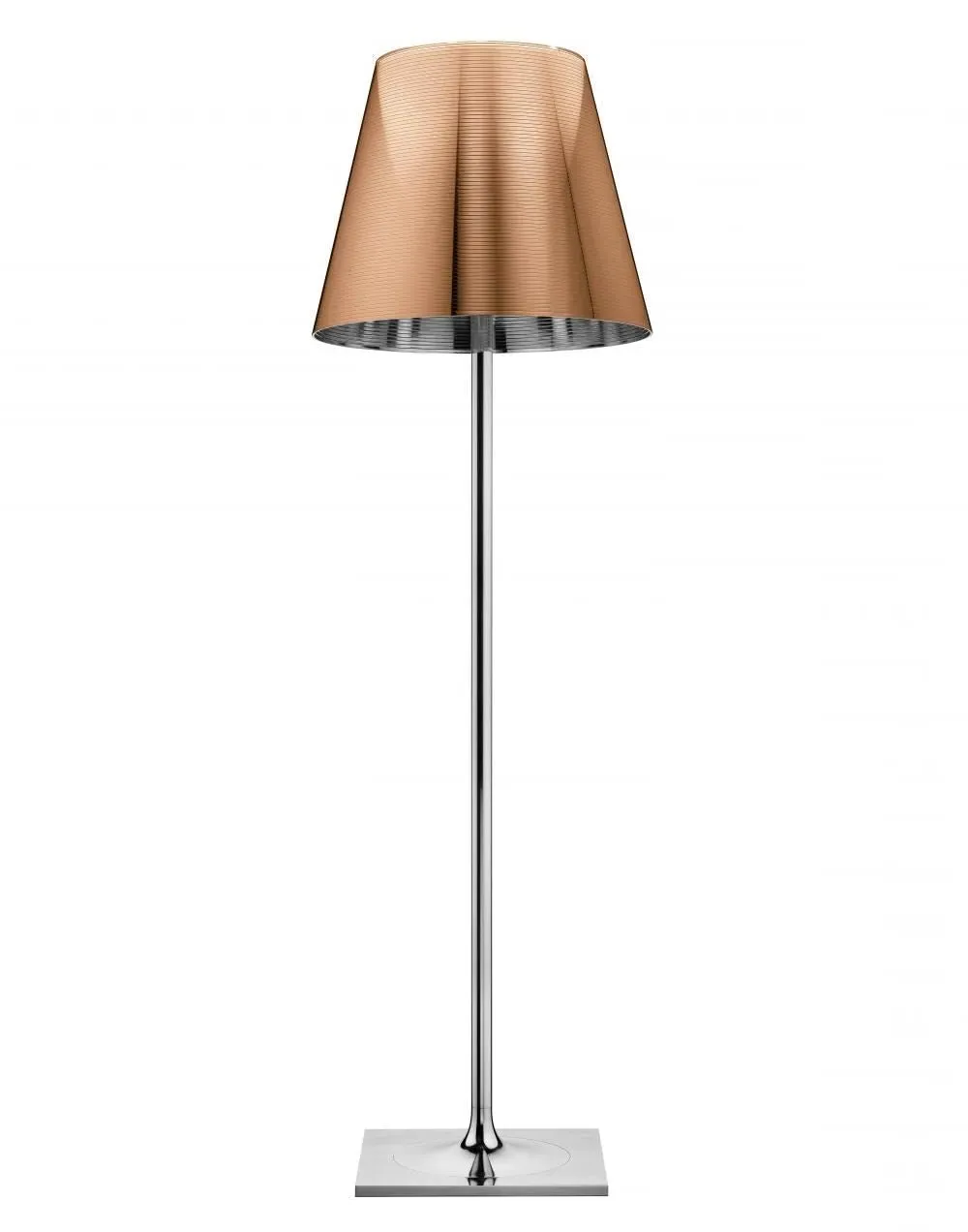 F3 Floor Lamp with Dimmer - Silver, Polycarbonate