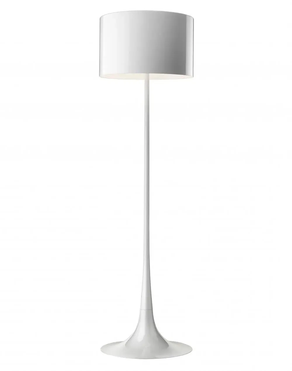 Floor Lamp with Dimmer - Black, Aluminium