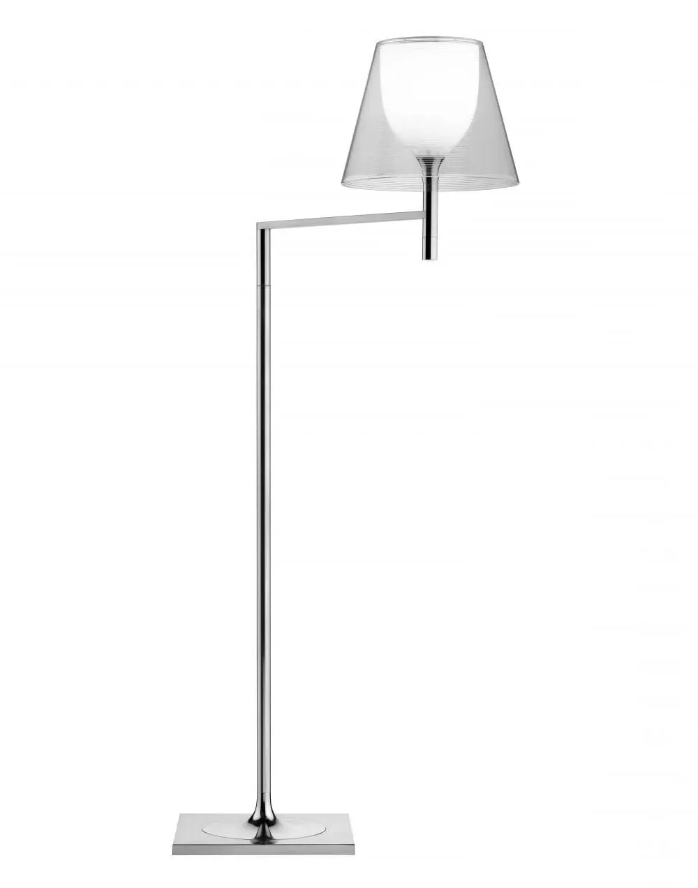 Floor Lamp with Dimmer Switch - Transparent