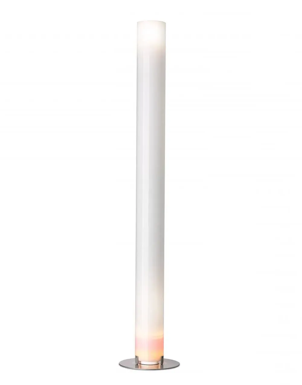 Floor Lamp with Dual Light - White, Acrylic image