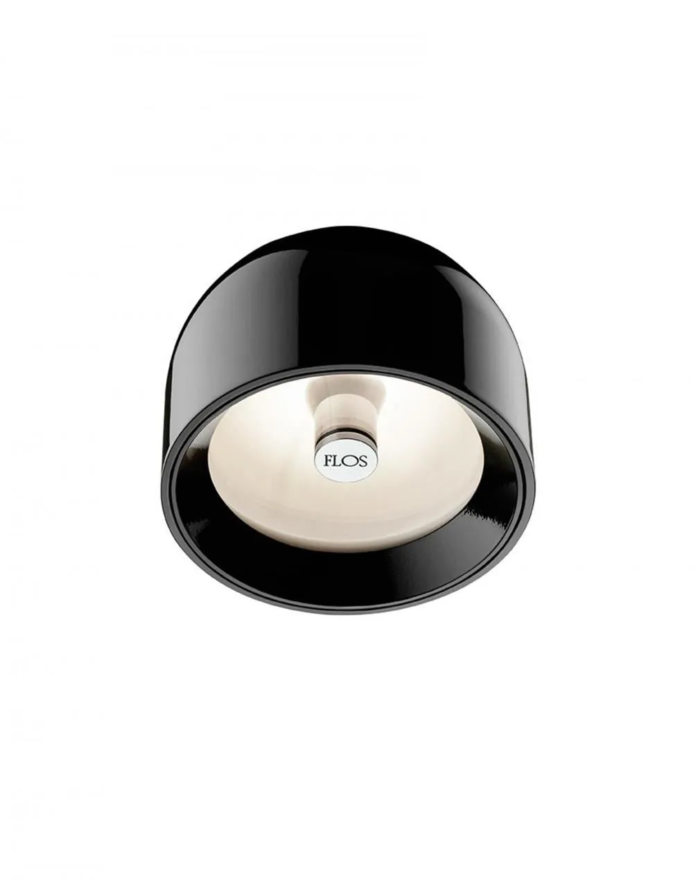 Flush Ceiling Light - Black, Aluminium image