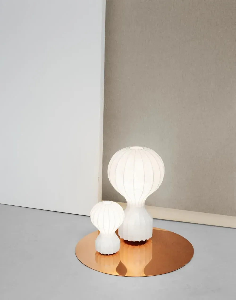 Gatto Large Table Light with Dimmer - White