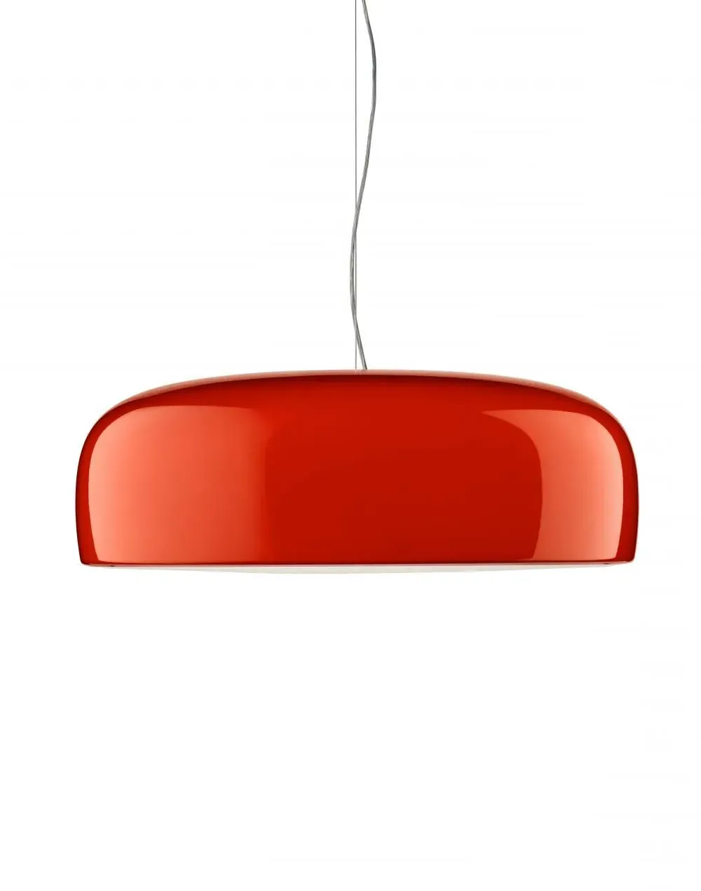 Large Pendant Light with LED - Grey, Aluminium
