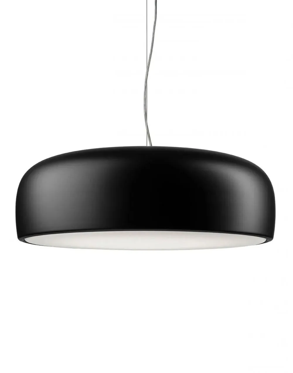Large Pendant Light with LED - Red, Aluminium