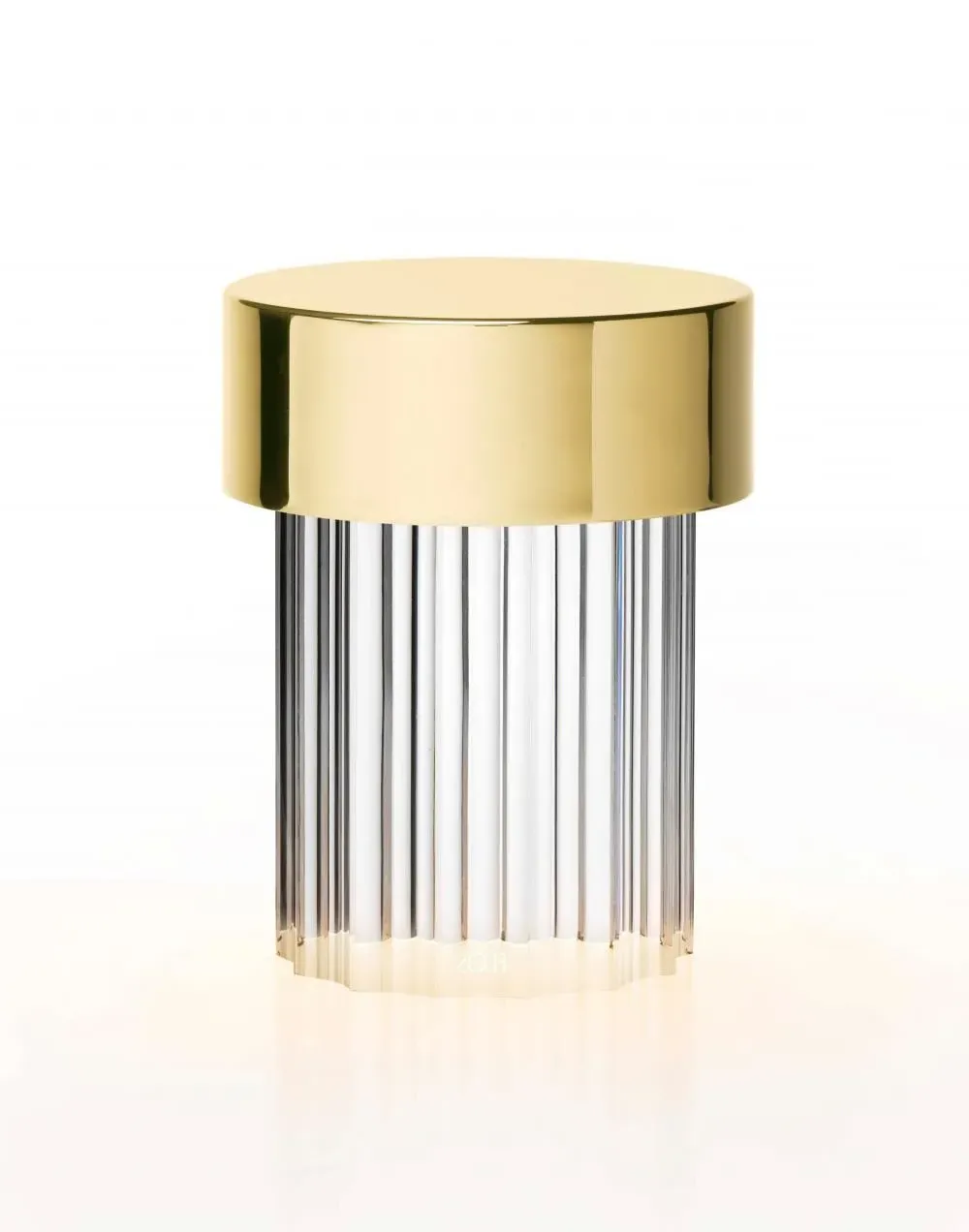 Last Order Portable Rechargeable Table Lamp - Brass, Glass