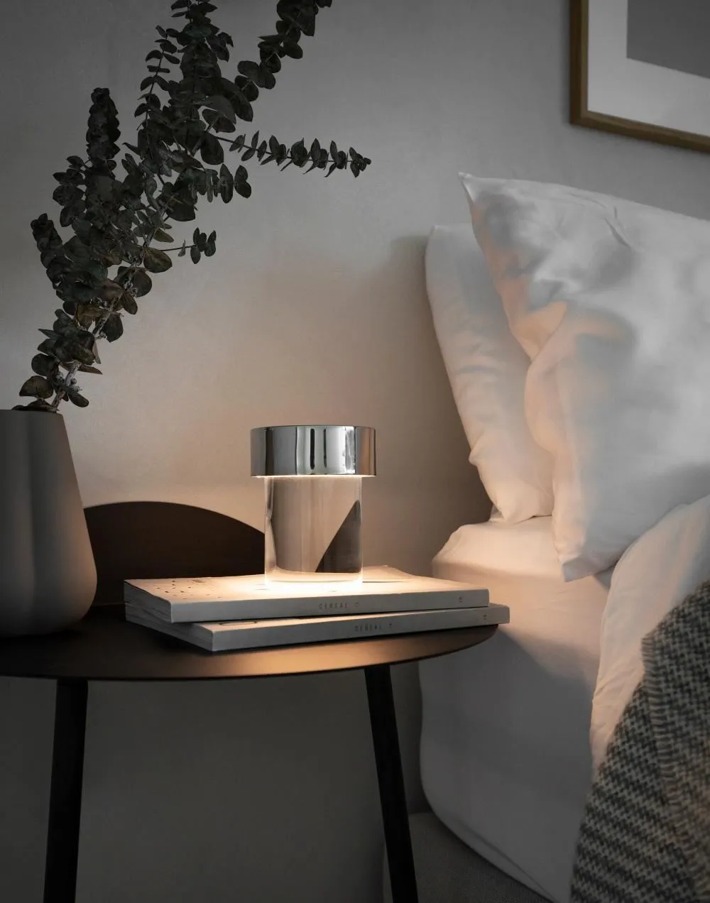 Last Order Portable Rechargeable Table Lamp - Steel, Glass