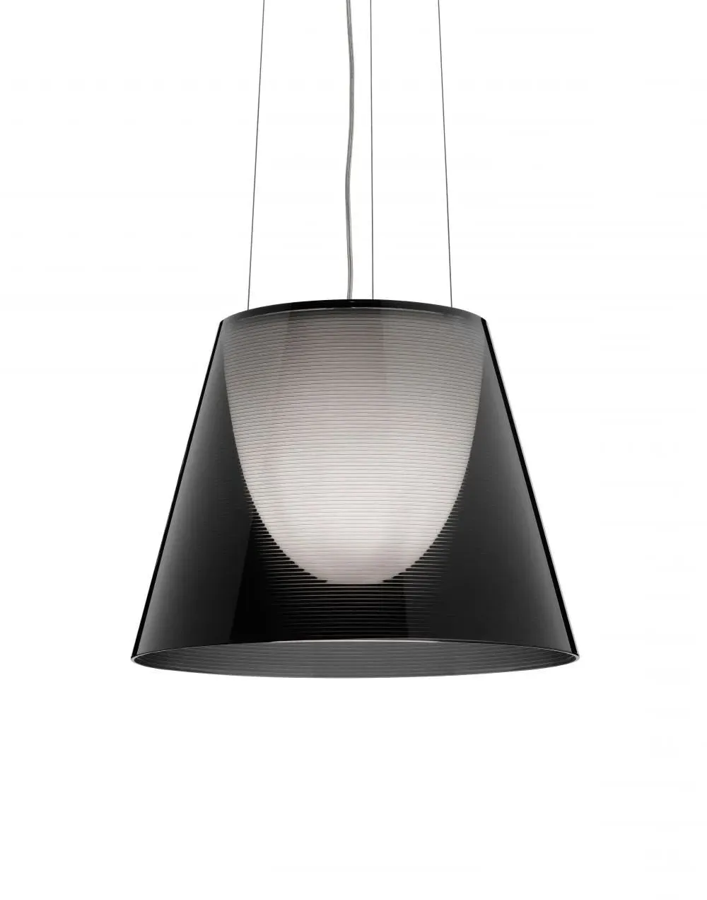 Medium Pendant Light with Diffuser - Transparent