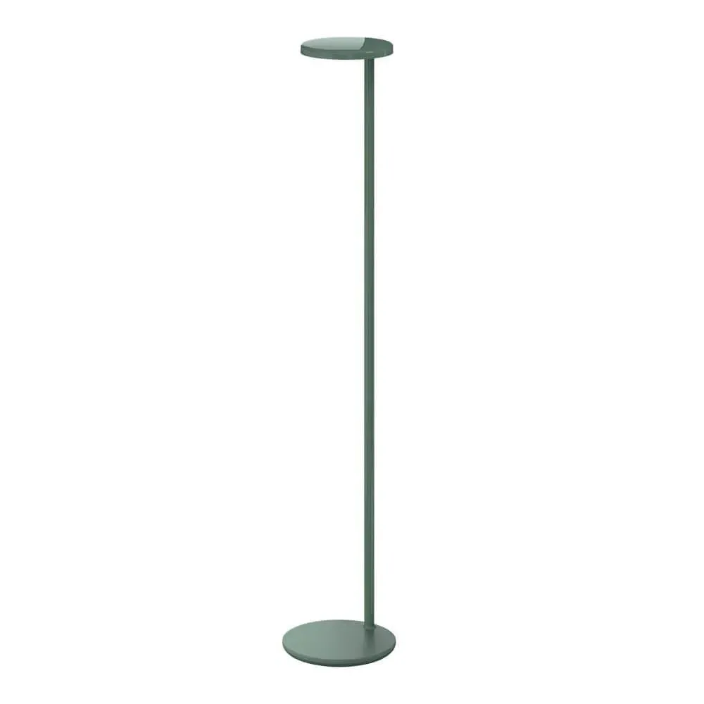 Oblique Floor Lamp with USB Charging - Brown