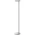 Oblique Floor Lamp with USB Charging - Grey