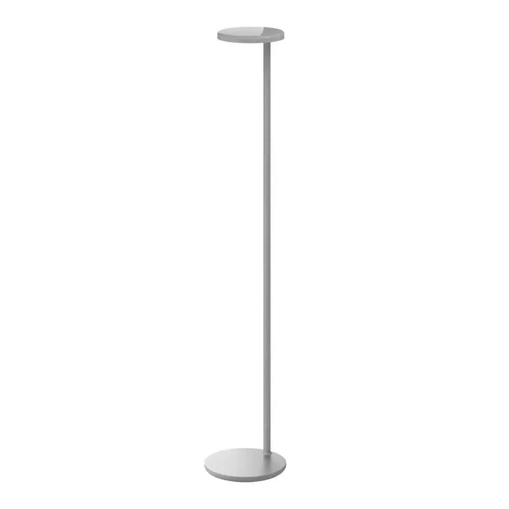 Oblique Floor Lamp with USB Charging - Grey