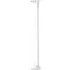 Oblique Floor Lamp with USB Charging - Matt White