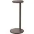 Oblique Table Lamp with USB Charging - Brown