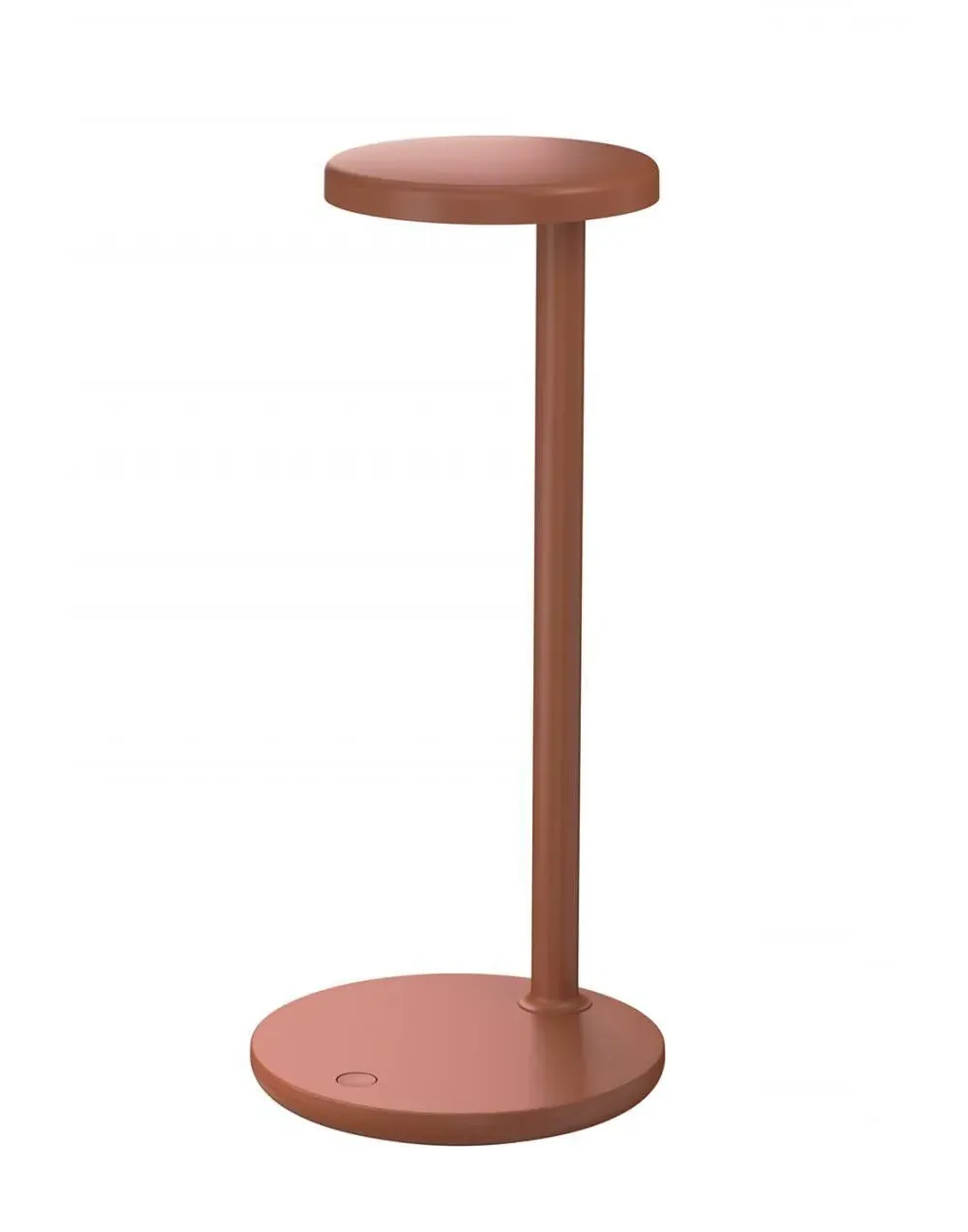 Oblique Table Lamp with USB Charging - Rust