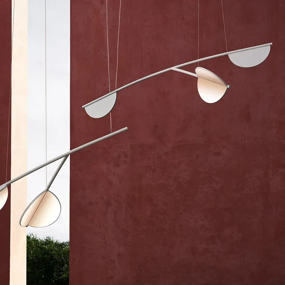 Organic Pendant Light - Blue, Aluminium