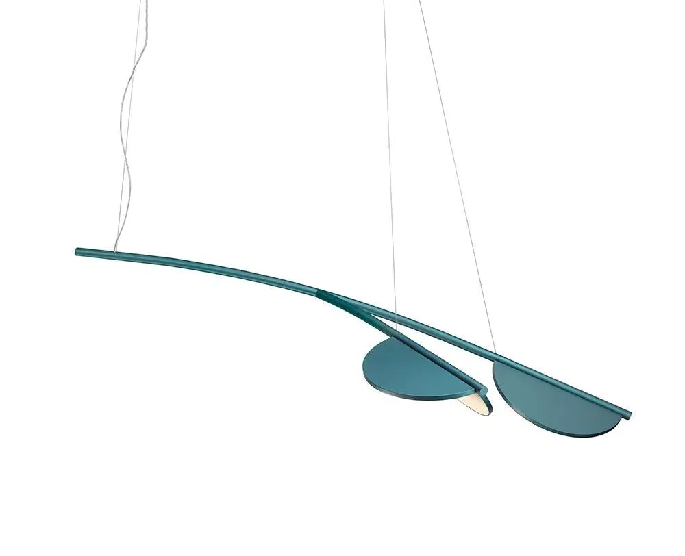 Organic Pendant Light - Blue, Aluminium