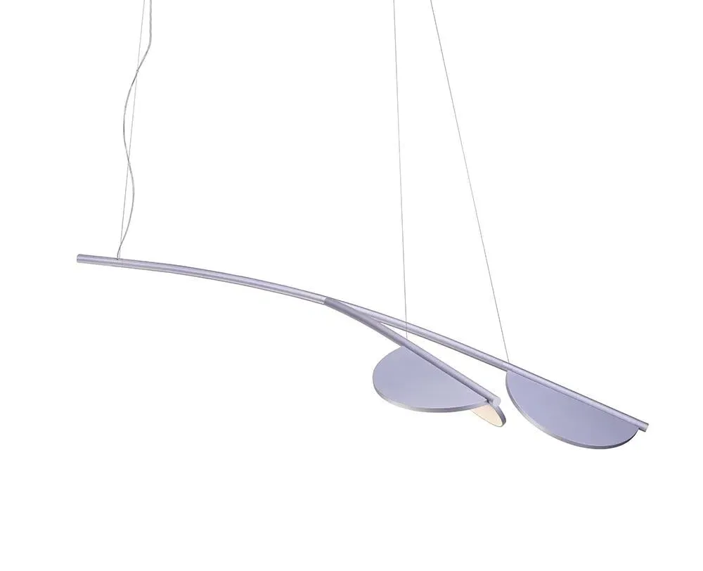 Organic Pendant Light - Lilac, Aluminium