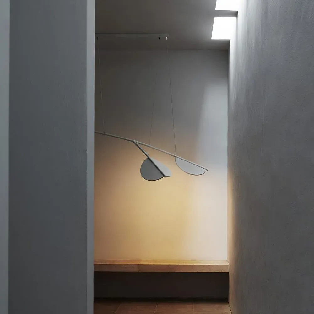 Organic Pendant Light - Lilac, Aluminium