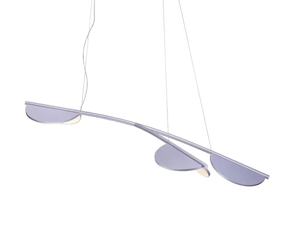 Organic Pendant Light - Lilac, Aluminium