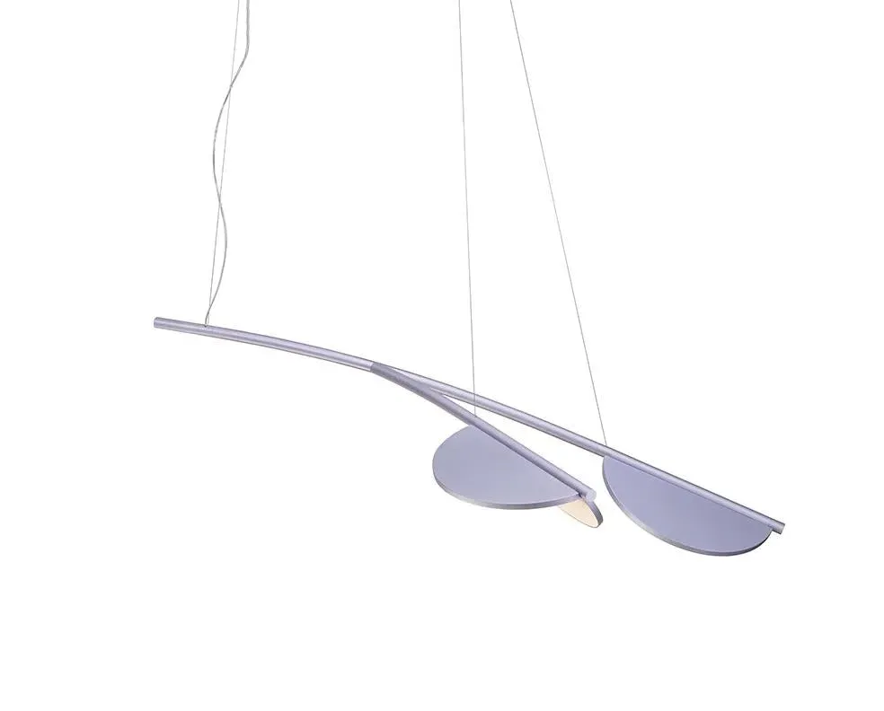 Organic Pendant Light - Lilac, Aluminium