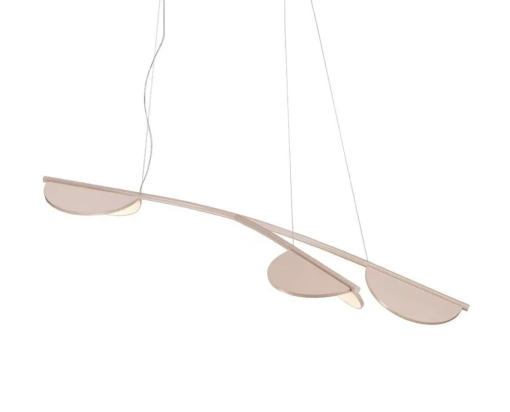 Organic Pendant Light - Nude, Aluminium