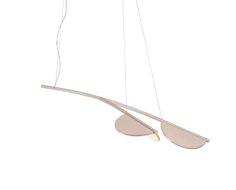 Organic Pendant Light - Nude, Aluminium