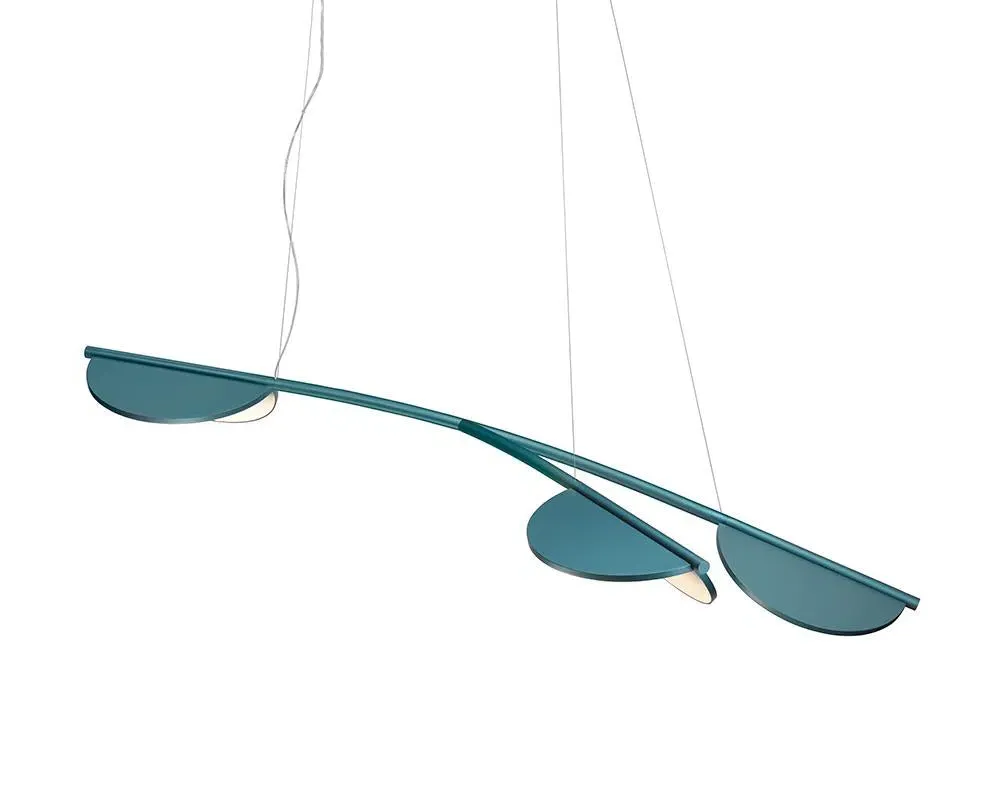 Organic Pendant Light - Ocher, Aluminium