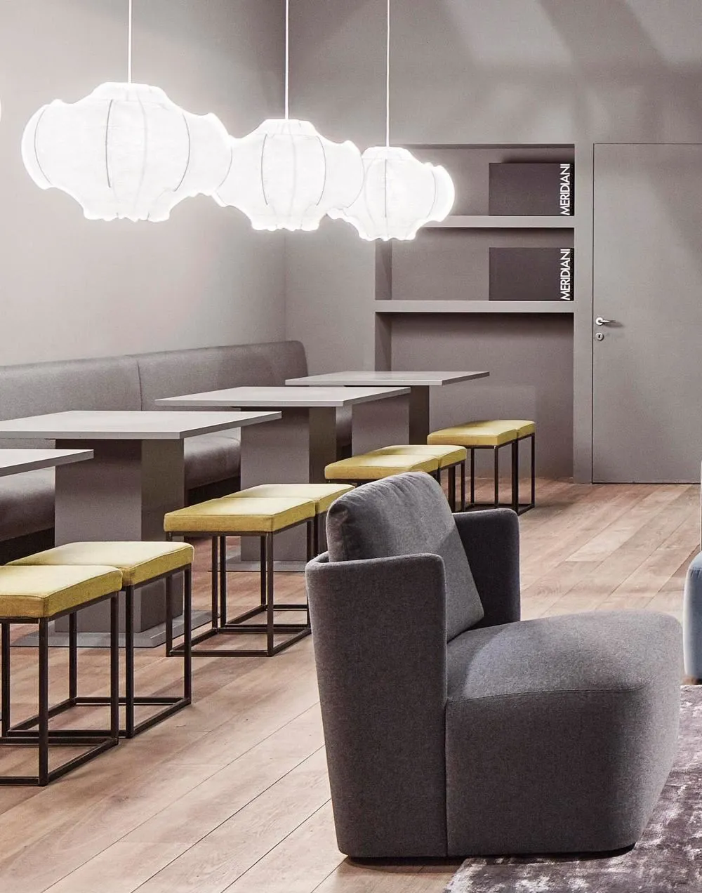 Pendant Light with Cocoon Finish - White