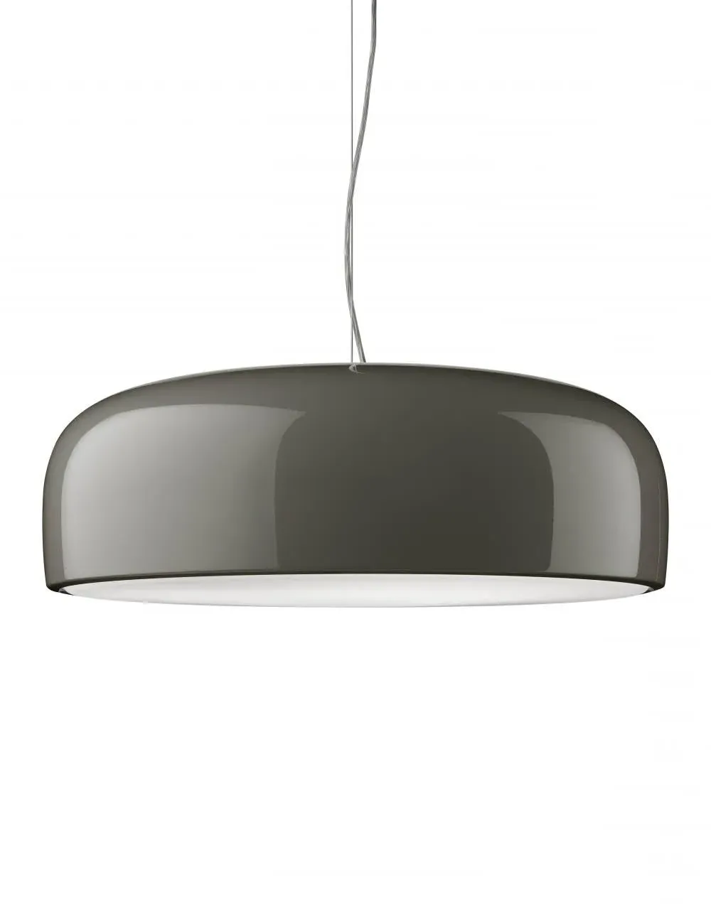 Pendant Light with E27 Fitting - Grey, Aluminium
