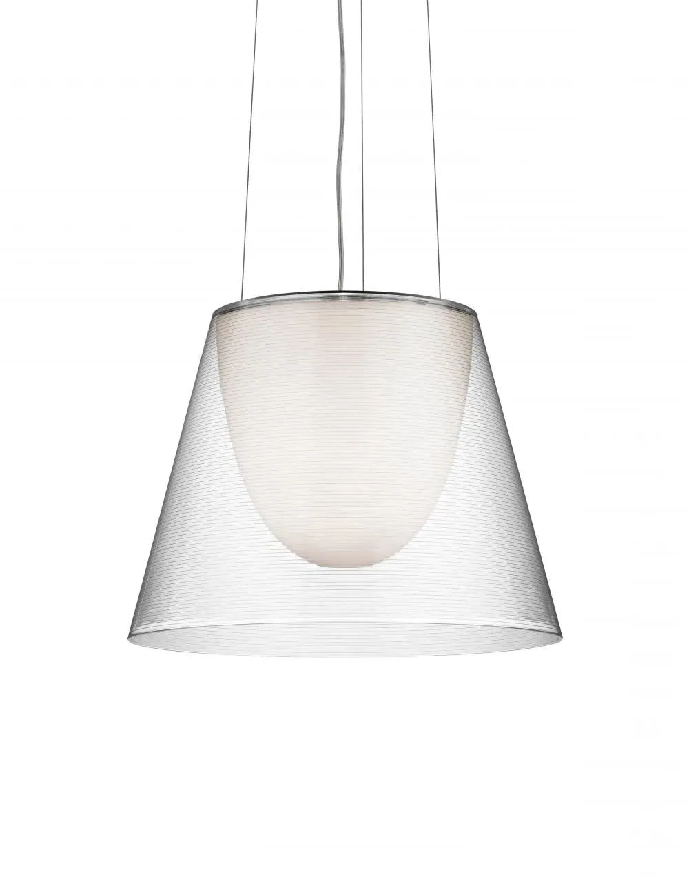 S2 Pendant Light with Diffuser - Mirrored Bronze
